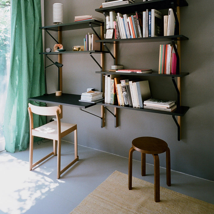 Alvar Aalto Stool E60 - Artek Stools + Benches + Ottomans - Walnut Stained - HORNE