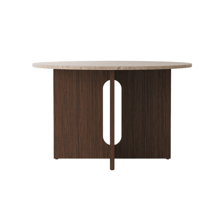 Androgyne Dining Table - Audo Copenhagen Tables - Dark Stained Oak | Kunis Breccia - 120 - HORNE