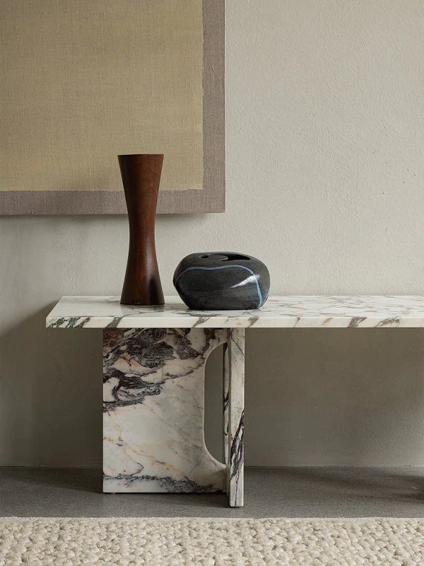 Androgyne Lounge Table - Stone/Marble - Audo Copenhagen - Coffee Tables - Kunis Breccia Sand - HORNE
