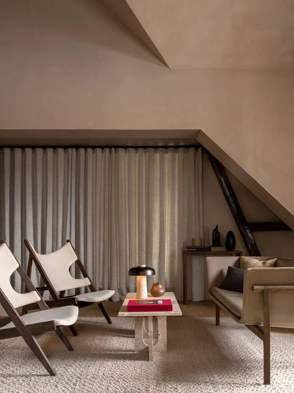 Androgyne Lounge Table - Stone/Marble - Audo Copenhagen - Coffee Tables - Kunis Breccia Sand - HORNE