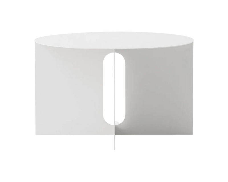 Androgyne Side Table Ø63 - Audo Copenhagen Tables + Desks - Ivory Base - HORNE