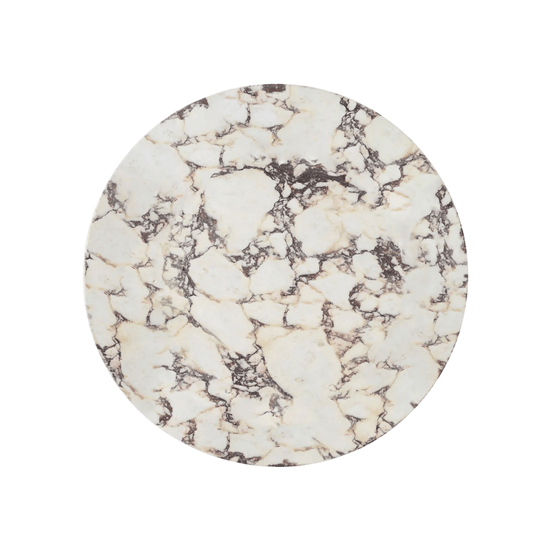 Androgyne Side Table Top Ø65 - Audo Copenhagen Tables + Desks - Emperador Marble - HORNE