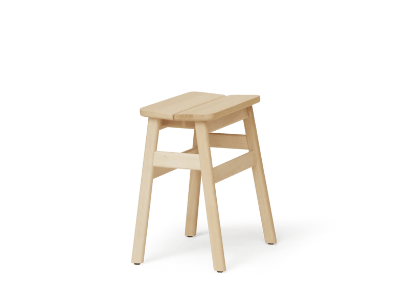 Angle Bar Stool - Form & Refine Stools + Benches + Ottomans - 65 - Oak - HORNE