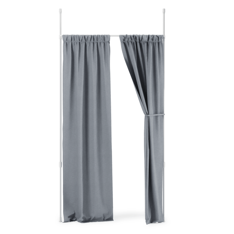 Anywhere Curtain Rod & Room Divider - Umbra Bath - Black - HORNE