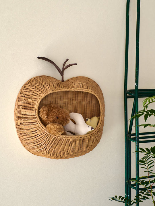 Apple Braided Wall Pocket - Ferm Living - Storage + Organization - HORNE