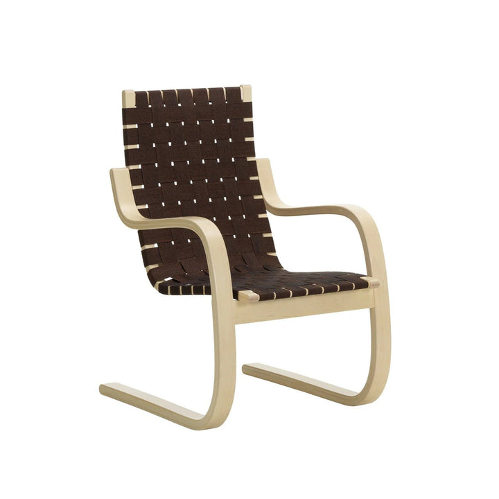Armchair 406 - Artek Chairs - Birch/ Brown - Black - HORNE