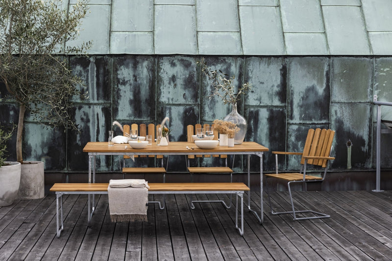 Armchair A2 - Grythyttan Stålmöbler - Chairs - Untreated Teak - HORNE