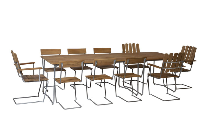 Armchair A2 - Grythyttan Stålmöbler - Chairs - Untreated Teak - HORNE