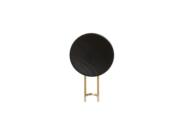 Around Wall Hanger - Large - Woud Hangers & Hooks - Black/Satin brass - HORNE