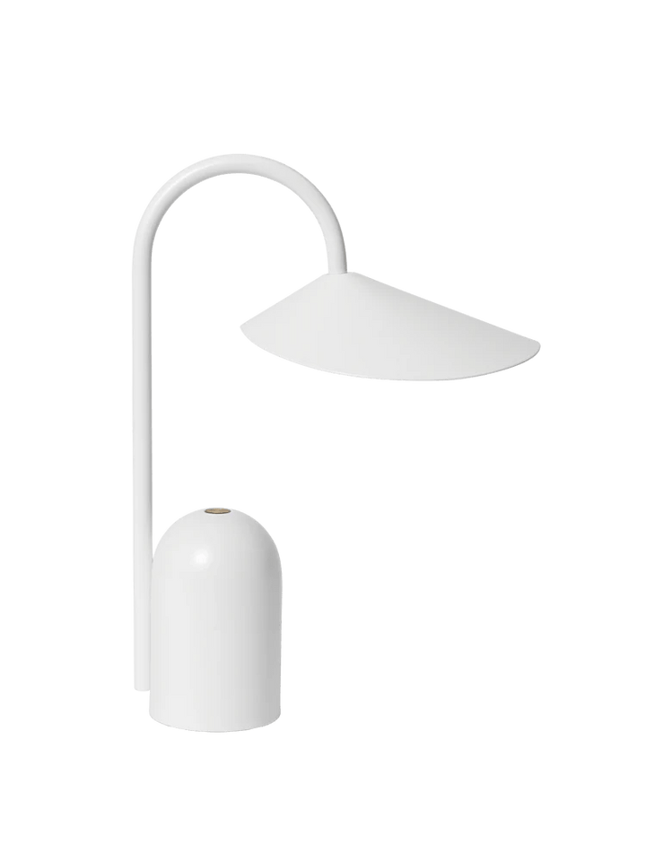 Arum Portable Lamp - Ferm Living Lighting - White - HORNE