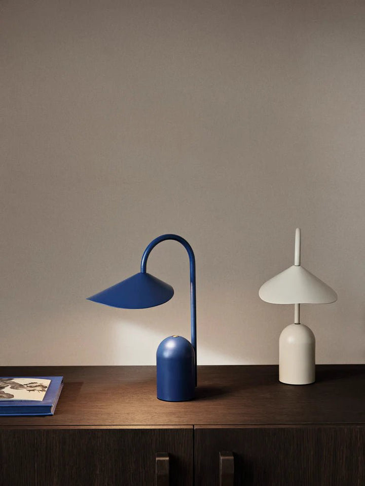 Arum Portable Lamp - Ferm Living Lighting - White - HORNE