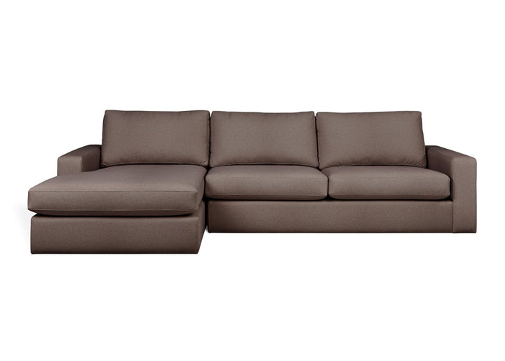 Ashdale Sectional - Gus* Modern - Sofas - Merino Carob - Left Facing - HORNE
