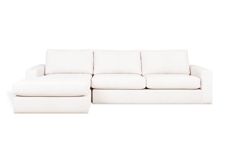Ashdale Sectional - Gus* Modern - Sofas - Merino Cream - Left Facing - HORNE