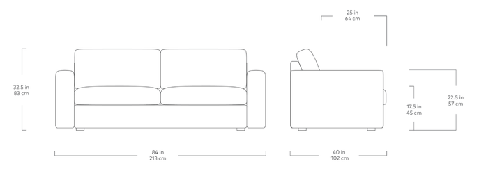Ashdale Sofa - Gus* Modern - Sofas - Merino Cream - HORNE