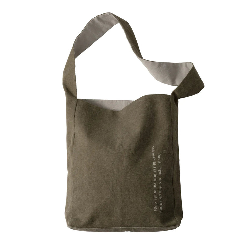 Astrid Lindgren Tote Bag - Design House Stockholm Bags - Black (Den som är väldigt stark...) - HORNE