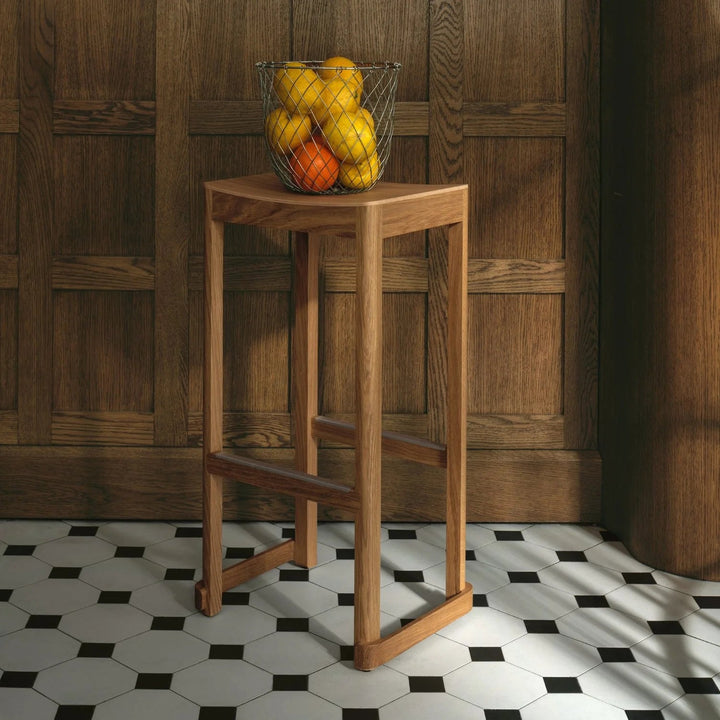 Atelier Bar Stool - Artek Stools + Benches + Ottomans - Bar 29.5" - Black Lacquered - HORNE