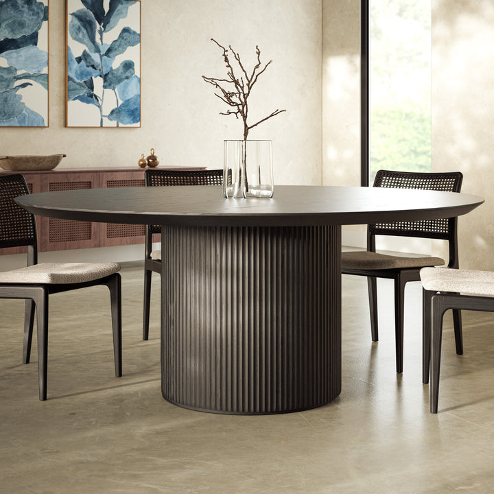 Atenas Round Dining Table - Urbia Tables - Wenge - HORNE