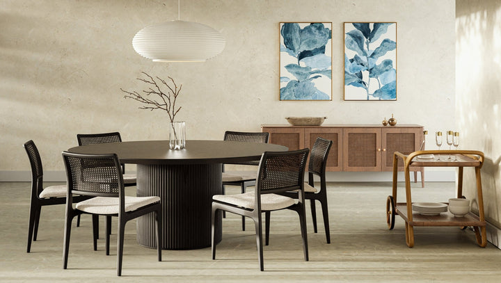 Atenas Round Dining Table - Urbia Tables - Wenge - HORNE