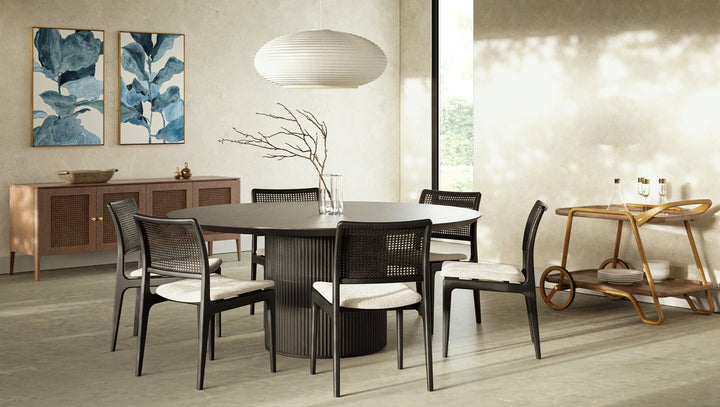 Atenas Round Dining Table - Urbia Tables - Wenge - HORNE