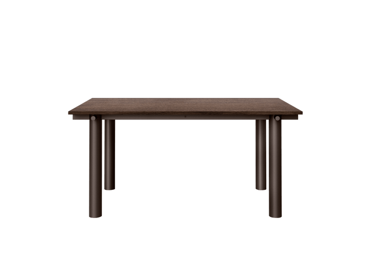 Atura Dining Table - 160 x 90 - Ferm Living Tables - Dark Chocolate/Dark Stained Oak - HORNE