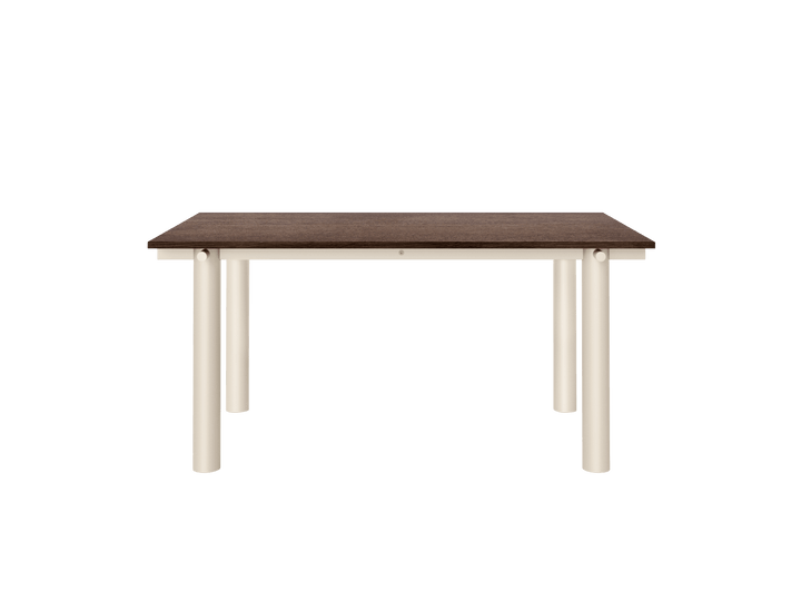 Atura Dining Table - 160 x 90 - Ferm Living Tables - Light Cashmere/Dark Stained Oak - HORNE