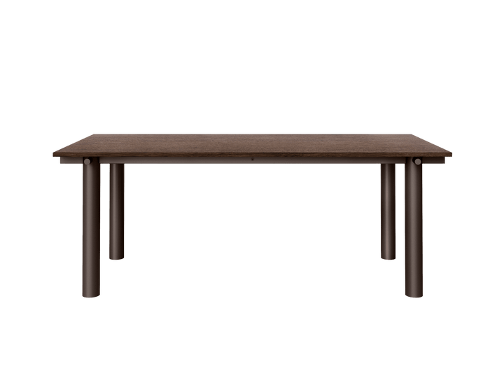 Atura Dining Table - 200 x 90 - Ferm Living Tables - Dark Chocolate/Dark Stained Oak - HORNE