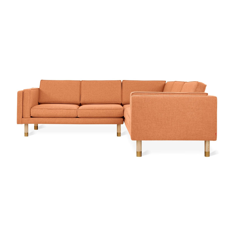 Augusta Bi - Sectional - Gus* Modern - Sofas - Caledon Cinder/ Walnut Pewter - HORNE