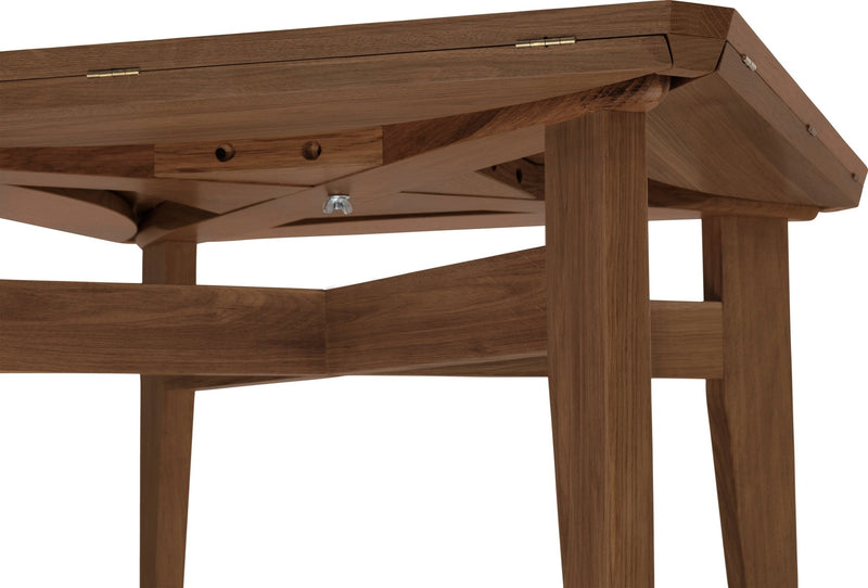 B-Table Dining Table - Pivoting Extendable Top - Gubi Tables + Desks - Oak Matt Lacquered - Oak Matt Lacquered - HORNE