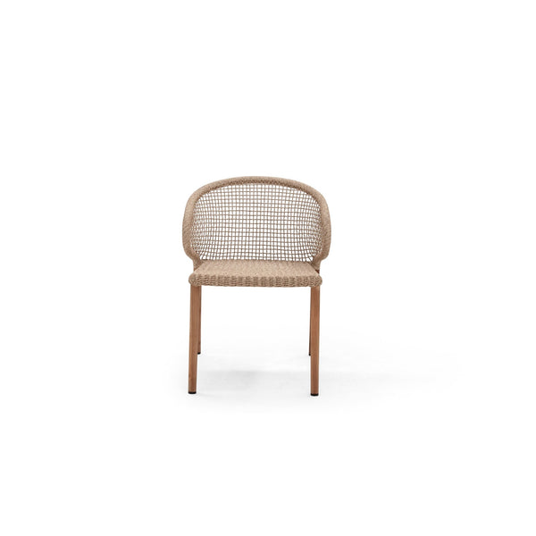 Barletta Arm Chair - BETACO Chairs - Wicker / Teak - HORNE