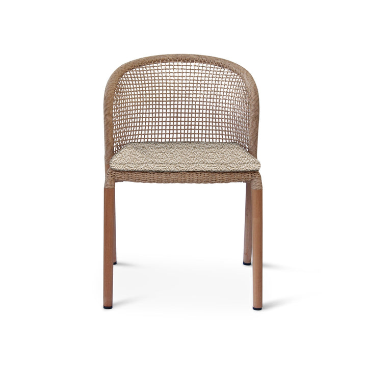 Barletta Arm Chair - BETACO Chairs - w/Seat Cushion / Wicker / Teak / Lorkey 206 - HORNE