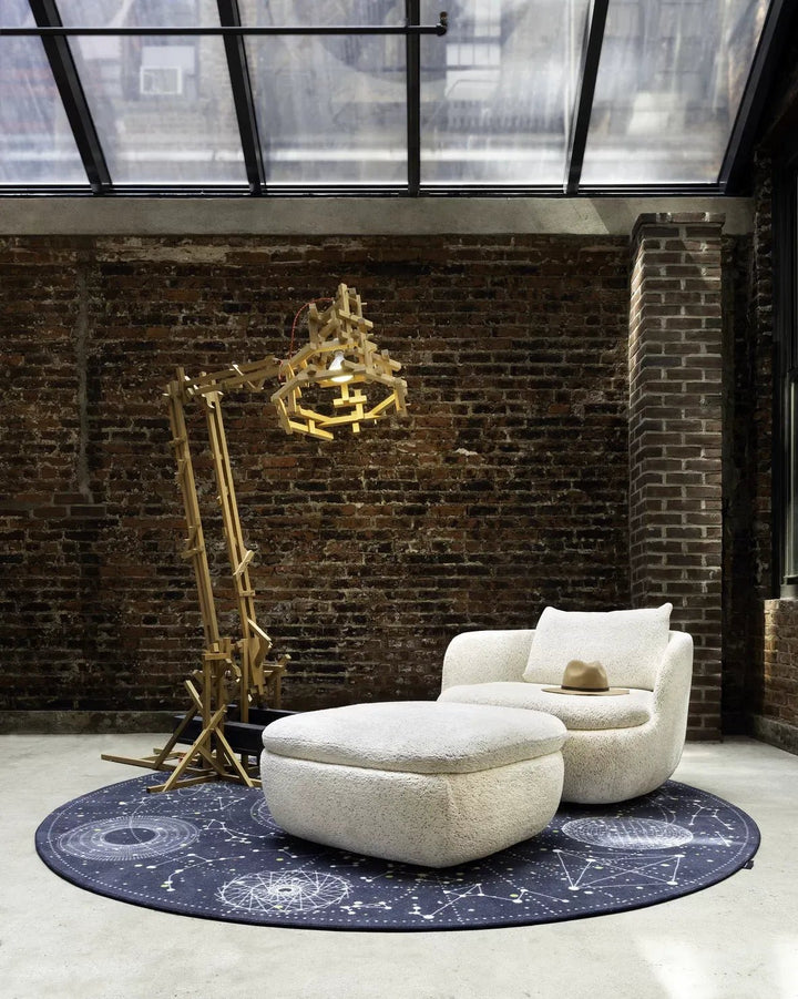 Bart Pouf and Footstool - Moooi Stools + Benches + Ottomans - CAT I - Abbracci Taupe - Footstool - HORNE