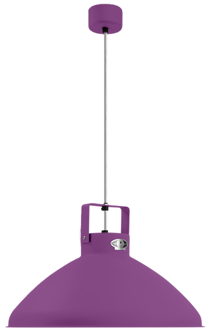 Beaumont Pendant - B360 - Matte Finish - Jielde Pendants - Fuschia - RAL4008 - Silver - HORNE