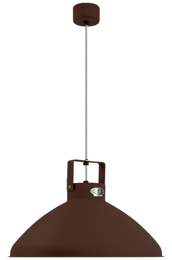 Beaumont Pendant - B360 - Matte Finish - Jielde Pendants - Chocolate - RAL8017 - Silver - HORNE