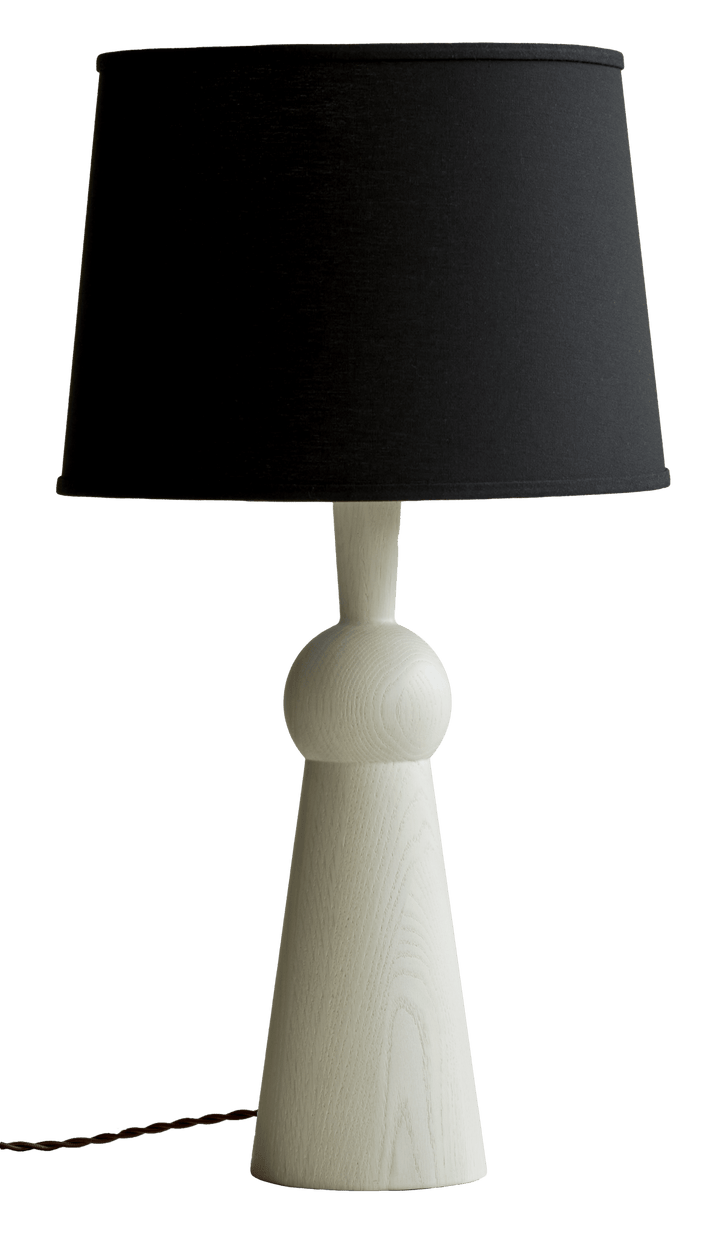 Bella Skirt Lamp - Lostine - Lamps - White Wash - Black - HORNE