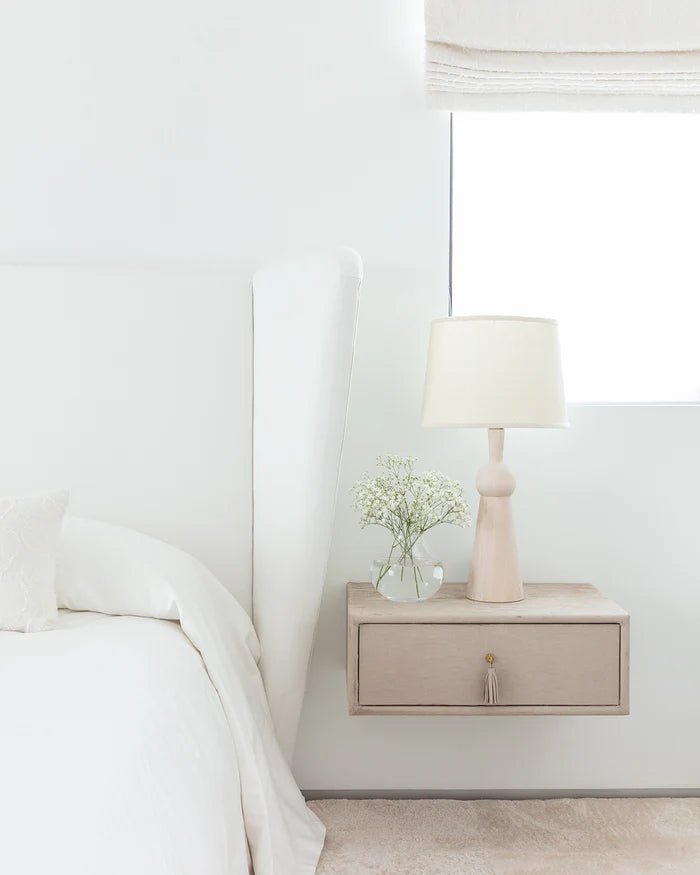 Bella Skirt Lamp - Lostine - Lamps - White Wash - Ivory - HORNE