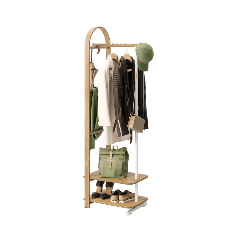 Bellwood Coat Rack - Form & Refine Coat + Key Racks - Black - HORNE