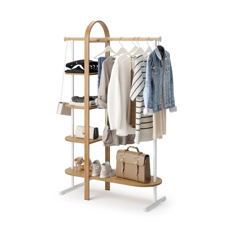 Bellwood Garment Rack - Form & Refine Coat + Key Racks - Black - HORNE