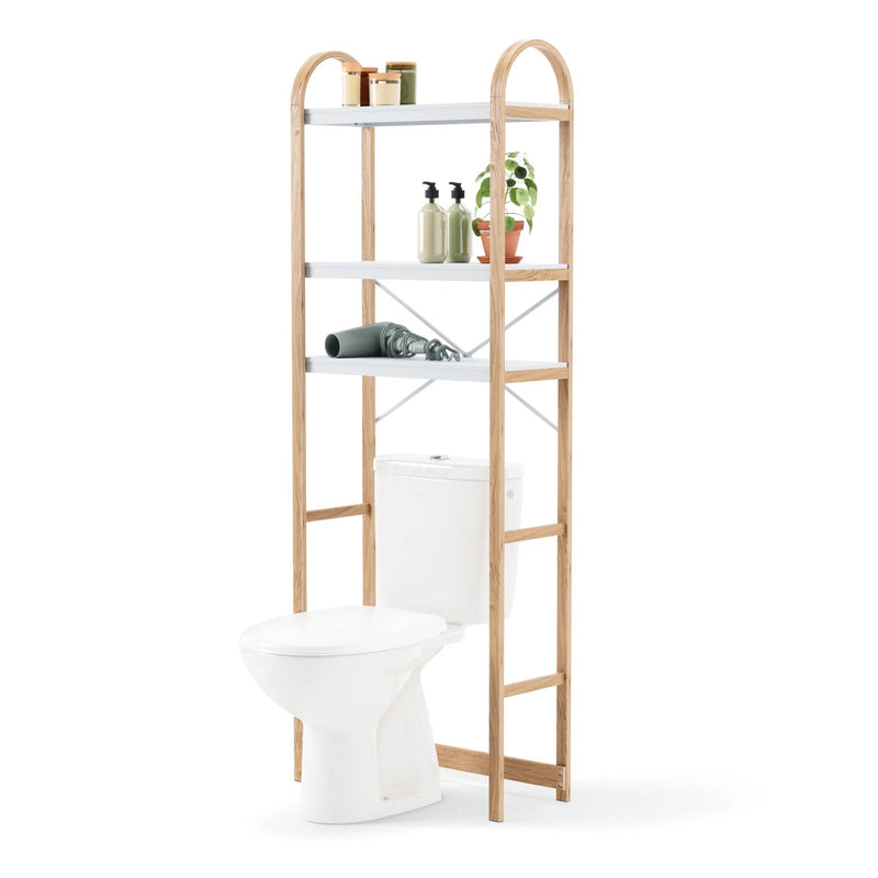 Bellwood Over the Toilet Shelf - Form & Refine Coat + Key Racks - Black - HORNE