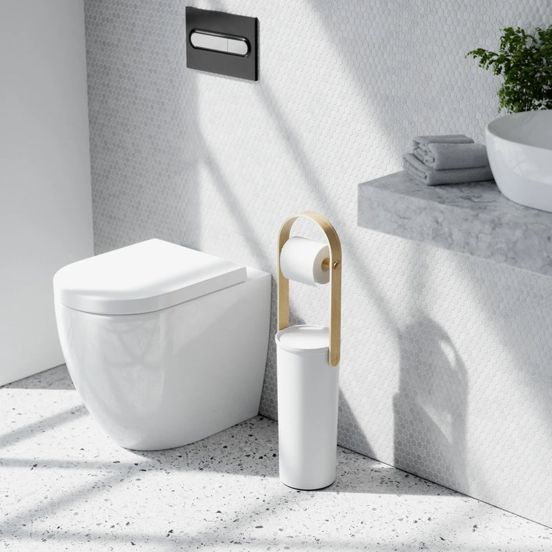Bellwood Toilet Paper Holder & Reserve - Umbra Bath - HORNE