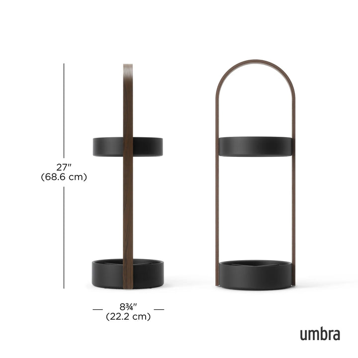 Bellwood Umbrella Stand - Umbra Storage + Organization - White-Natural - HORNE