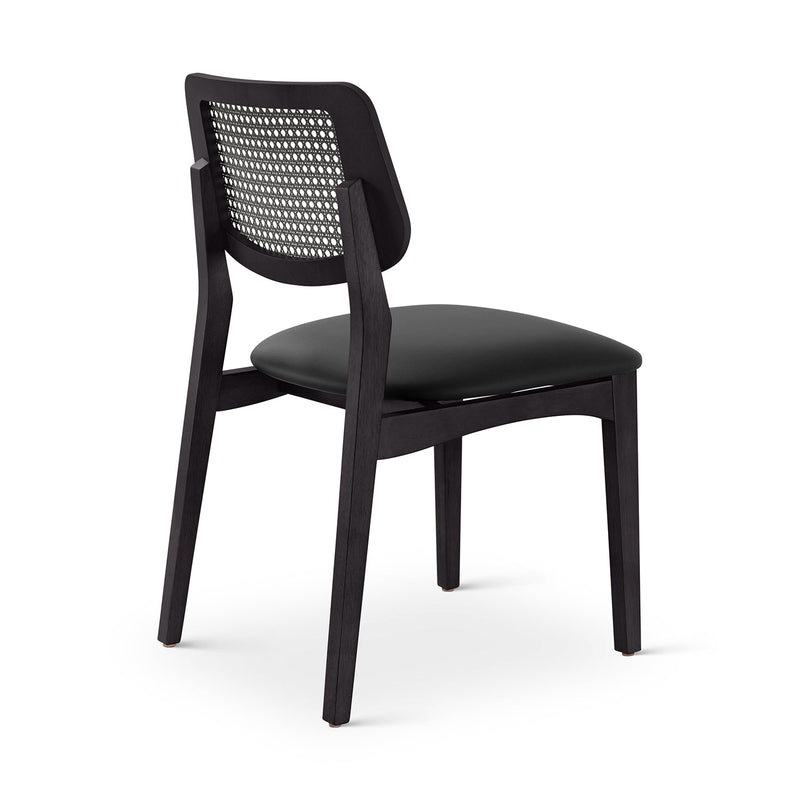 Beth 2.0 Cane Side Chair - Urbia Chairs - Medley Ivory Ebano Natural - HORNE