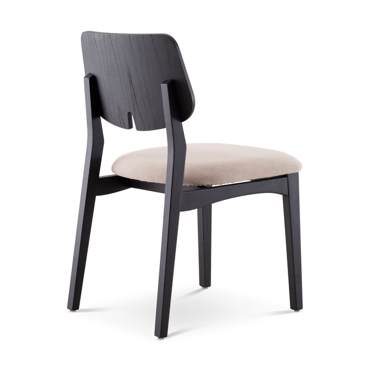Beth 2.0 Side Chair - Urbia Chairs - Shimmy Cream Nogal - HORNE