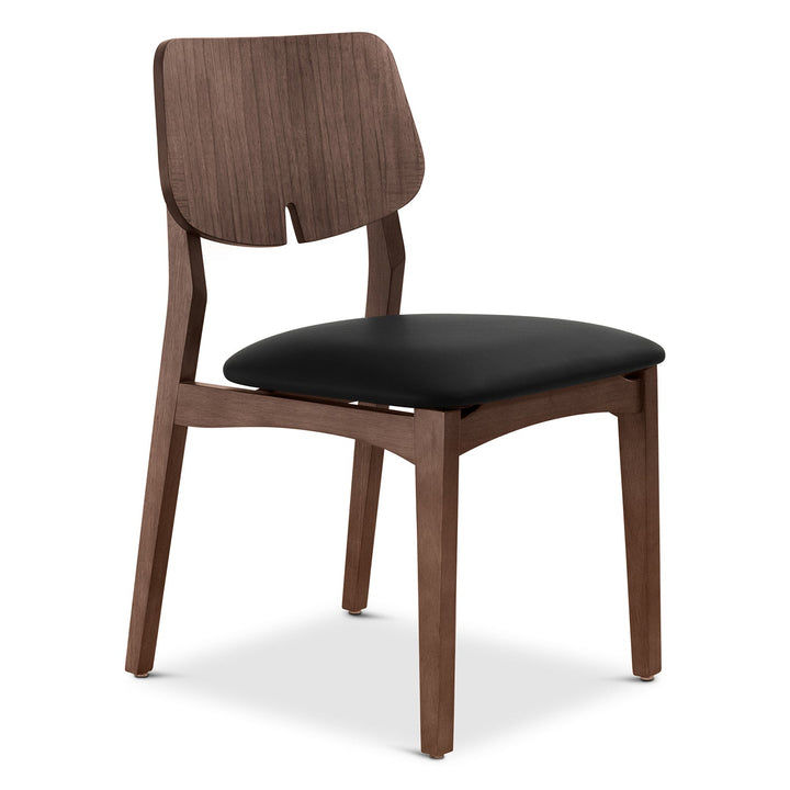 Beth 2.0 Side Chair - Urbia Chairs - Shimmy Cream Nogal - HORNE