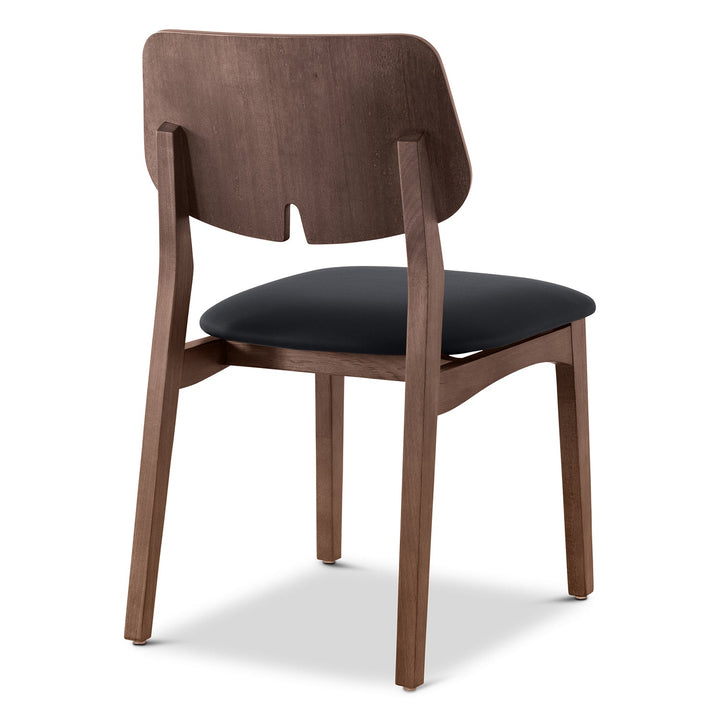 Beth 2.0 Side Chair - Urbia Chairs - Shimmy Cream Nogal - HORNE