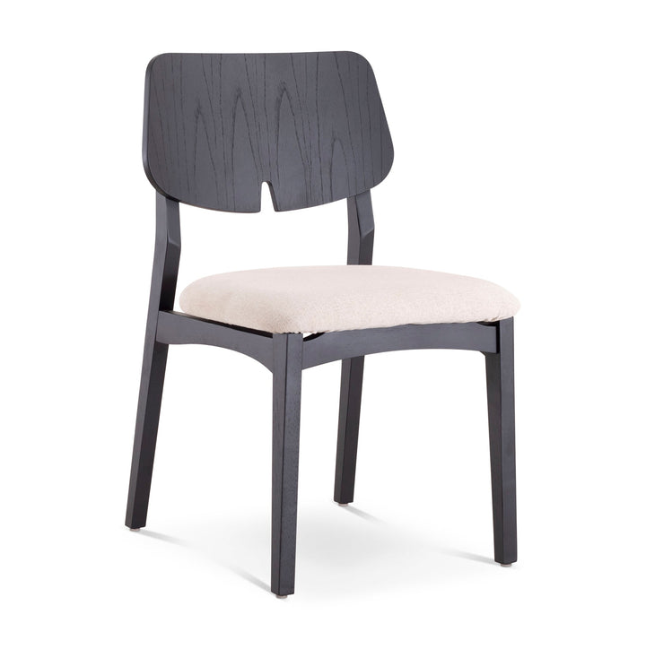 Beth 2.0 Side Chair - Urbia Chairs - Shimmy Cream Nogal - HORNE