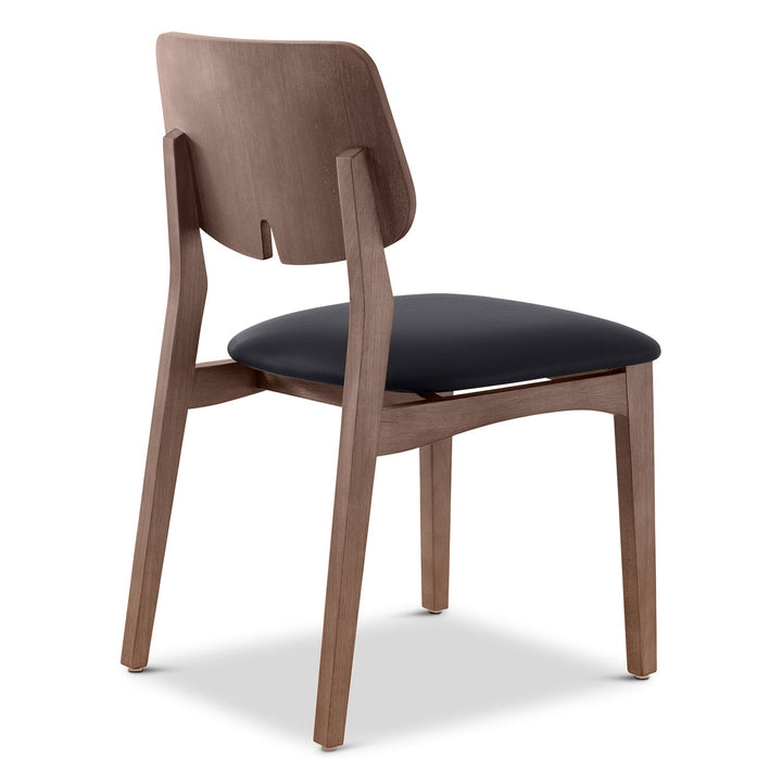 Beth 2.0 Side Chair - Urbia Chairs - Shimmy Cream Nogal - HORNE