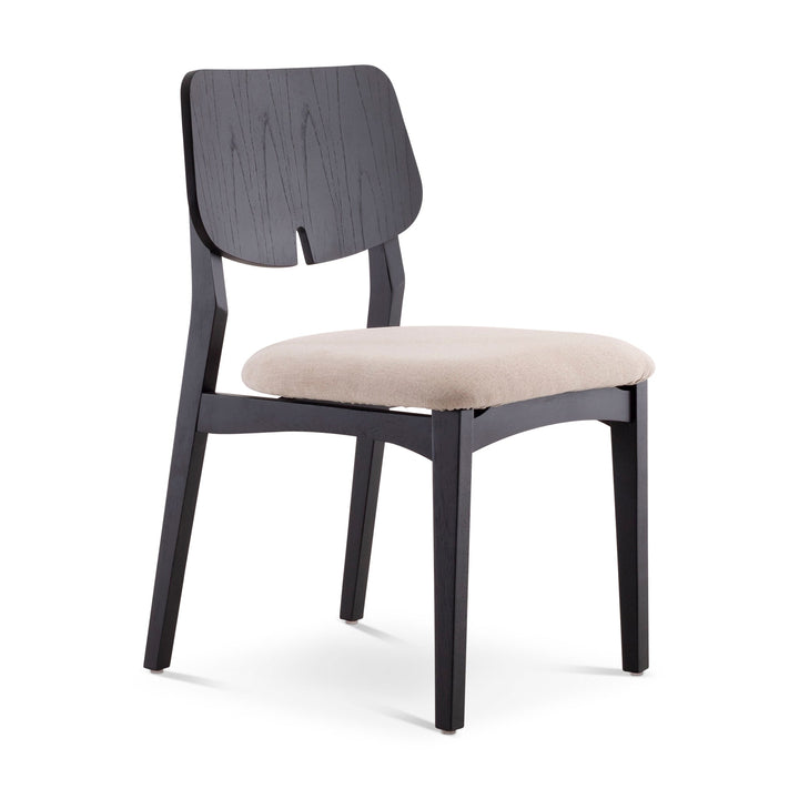 Beth 2.0 Side Chair - Urbia Chairs - Shimmy Cream Nogal - HORNE