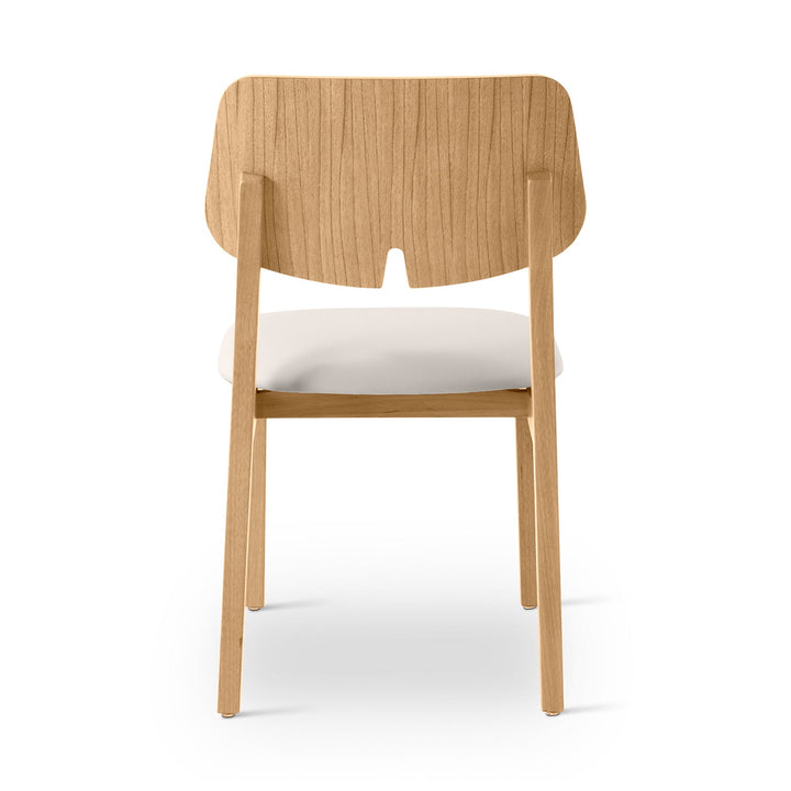 Beth 2.0 Side Chair - Urbia Chairs - Shimmy Cream Nogal - HORNE