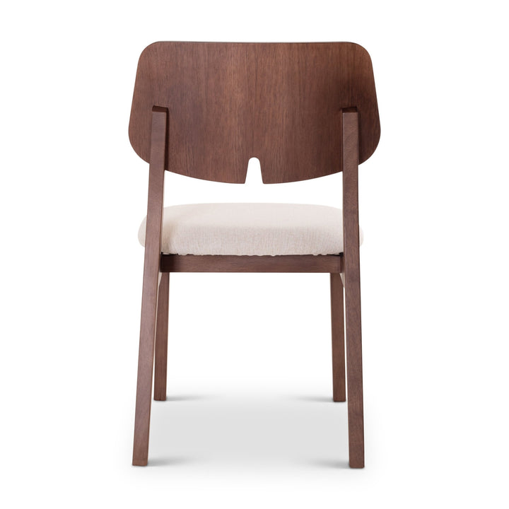 Beth 2.0 Side Chair - Urbia Chairs - Shimmy Cream Nogal - HORNE