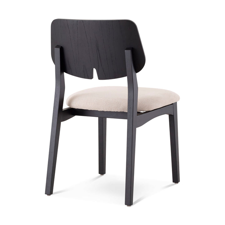 Beth 2.0 Side Chair - Urbia Chairs - Shimmy Cream Nogal - HORNE